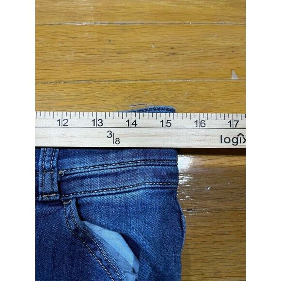 There Abouts Jeans Girls Size 14.5 Plus Blue Jegging Stretch Casual Whiskered - Picture 6 of 9